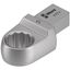 7771 insteek-ringsleutels, 9x12 mm, 21 x 51 mm thumbnail 2