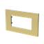 Frame - 1-gang / 4-modules - Niessen logo - Noble - Matt Gold thumbnail 2