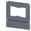 SIVACON, floor, with cut-outs for flanges, IPXX, D: 500 mm, W: 400 mm thumbnail 2