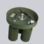 CARBON CEILING LAMP WITH REFLECTORS ON A ROUND OLIVE HEADLINING 3XGU10 thumbnail 11
