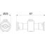 DS-BNC M/M Protective device for high-frequency cables 130V thumbnail 2