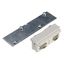 EUTRAC direct connector for 3-circuit recessed track, white, electrical/mechanical thumbnail 1