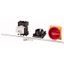 Main switch, P1, 32 A, rear mounting, 3 pole, Emergency switching off function, With red rotary handle and yellow locking ring, Lockable in the 0 (Off thumbnail 1