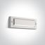 WHITE WALL LIGHT 6W WW DARK LIGHT IP65 230V thumbnail 1