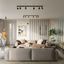CEILING LAMP NERO 3 BLACK/GOLD GU10 3X40W IP20 thumbnail 7