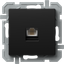 SOCKET TEL KS RJ11 6/4 BK XO 4417213 thumbnail 1