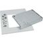 XMIX16/3__/04/06/F__/E+O/D Mounting kit, for IZMX16, 3p, fixed mounted design, WxD=425x600mm, +door, grey thumbnail 4