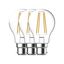 Light Bulb Clear B22 | 3-pack | A60 | 2700 Kelvin | 1521 Lumen thumbnail 1