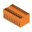 PCB plug-in connector, male header, closed side, THT solder connection, 5.00 mm, Number of poles: 20, 90°, Solder pin length (l): 3.2 mm, tinned, orange, Box thumbnail 2