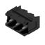 PCB plug-in connector, male header, Dovetails for fixing blocks, THT solder connection, 5.08 mm, Number of poles: 3, 90°, Solder pin length (l): 3.2 mm, tinned, black, Box thumbnail 4