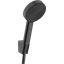 Pulsify 105 1jet, hand shower set with holder and shower cord 1250mm, matte black thumbnail 1