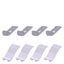 Flush-mounting set comprising wall claws and wall anchors thumbnail 1