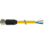 M12 female 0° A-cod. with cable PUR 8x0.25 ye 40m thumbnail 2