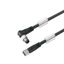 Sensor/actuator line, Connecting line, M8 / M8, Number of poles : 4, 5 m, pin, angled - bush straight, Shielded: No, LED: No, Sheath material: PUR, Halogen: No thumbnail 3