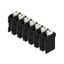Printed circuit board terminals, 5.00 mm, Number of poles: 7, 180°, Solder pin length (l): 1.5 mm, black, PUSH IN with actuator, Clamping range, max. : 1.5 mm², Tube thumbnail 2