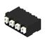 Printed circuit board terminals, 5.00 mm, Number of poles: 4, 90°, black, PUSH IN with actuator, Clamping range, max. : 1.5 mm², Tape thumbnail 4