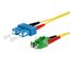 OpDAT patch cord SC-D/E2000-D APC OS2, 1.0 m thumbnail 3