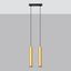HANGING LAMP LAGOS 2 GOLDEN GLOSS GU10 2X10W IP20 thumbnail 8