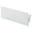 PLASTIC WALL GUTTER END PIECE H130xD70 WHITE RAL9010 thumbnail 1