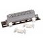 Telephony DIN-rail adapter for round rod modules 10/20-pairs thumbnail 1