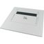 XLST3F33 Bottom-/top plate, adjustable flange plates, for WxD = 300 x 300mm, IP30, grey thumbnail 3