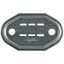 Number plate with slot thumbnail 1