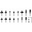 Router Bit Set 15 pcs Mixed 6 mm shank thumbnail 2