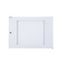 Metal door perforated for wallmounting S-RACK  9U, W=600 thumbnail 2