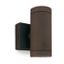RUST BROWN WALL 2xGU10 10W IP54 thumbnail 1
