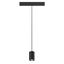 NUMINOS® XS 48V TRACK DALI, pendant light, black / chrome, 8.7W, 730lm, 3000K, CRI90, 20° thumbnail 2