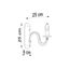 WALL LAMP MINERVA WHITE E14 1X40W IP20 thumbnail 7