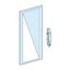 TRANSPARENT DOOR W600 24M PRISMA G IP30 thumbnail 1