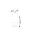 CEILING LAMP NERO 12.5 BLACK/CHROME 1XGU10 thumbnail 8