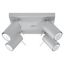 CEILING LAMP RING 4 GREY GU10 4X40W IP20 thumbnail 7