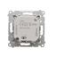 SOON ON SALE, Single switch, Push In system, (module), Simon 24, IP20/IP44, 10AX, cashmere thumbnail 2