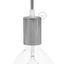 Cylindrical metal E27 lamp holder kit thumbnail 1