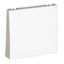 COVER PLATE F/WALL ROSES WHITE thumbnail 1