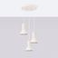 Pendant lamp ESTRIA 3P beige thumbnail 2