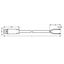 pre-assembled connecting cable Dca Socket/open-ended gray thumbnail 2