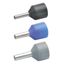 Insulated wire end ferrule, 2.5 mm², 17.5 mm/8 mm long, blue, 4338 thumbnail 2