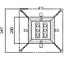 STEEL SQUARE 20 6LED 6,6W 10X45Â° 3000K thumbnail 4