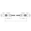 Supply Cable - M12 Power Extension Cable   RKP56PLB-1-RSP56PLB/TXG thumbnail 1