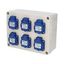 Cabinet 3066 6x230V socket thumbnail 1