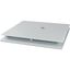 XTSZPTAV4-W1000 Top plate, ventilated, W=1000mm, IP42, grey thumbnail 4