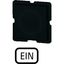 121TQ25 Button plate, black, ON thumbnail 2