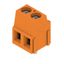 Printed circuit board terminals, 5.08 mm, Number of poles: 2, 90°, Solder pin length (l): 3.5 mm, tinned, orange, Clamping yoke connection, Clamping range, max. : 2.5 mm², Box thumbnail 3