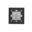 Two-pole switch, (module), 16AX, Screw, black matt thumbnail 2