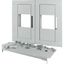 XM2N43W08C-XR Front plate, 2xNZM4, 3p, withdrawable + remote operator, W=800mm, grey thumbnail 4