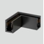 Horizontal  90° connector, White, Surface mounted thumbnail 1