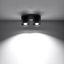 SPOT ORBIS 2 BLACK GU10 2X40W IP20 thumbnail 5